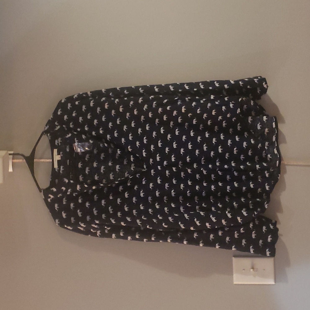 Fun2fun L animal print blouse from modcloth
